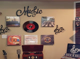 6-Pack Black Acrylic Vinyl Record Wall Shelves, Floating LP Display Racks V1188-MS-731-043