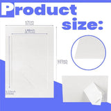 60 Pack Paper Picture Frames for 4 X 6Inch Photos, Standing White Cardboard Photo Frames with Easel V1366-AZ2-W-15884
