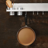 Flat Bottom Nonstick Frying Pan with Bakelite Handle for Kitchen Golden Aluminum V1369-AZ3-W-21430
