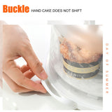 Cake Carrier Cover Cake Stand with Lid Dessert Serving Platter with Handle Cupcake Holder Pies V1294-YM0717-10101032