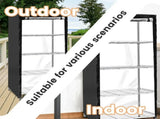 Wire Shelving Unit Cover, Waterproof Dustproof 210D Zipper Rack Cover, Black 36 x 18 x 72 In V1188-MS-721-019