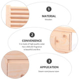 1 Set Ventilation Cover Wood Beige for Sauna Room Adults V1192-AZ-W-25126