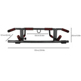 Centra Pull Up Chin Up Bar Doorway Multi Grip Home Gym Workout Fitness Portable SP1091-AU