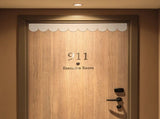 Unfinished Khaki Wood Trim, Scalloped Molding for Cabinet and Door, Quality Material 20Pcs V1366-AZ2-W-13941