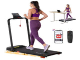 Everfit Treadmill Electric Walking Pad with Incline Foldable for Home Gym Black TMILL-400H-INC-BK