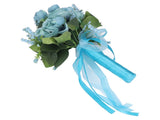 Wedding Bouquet Simulation Artificial Rose Lifelike Green Leaves Modern Elegant Rose for Wedding V1294-YM0512-3115220119612