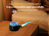 Pipe-Shaped Aromatherapy Humidifier with LED Flame & Mist USB Desk Diffuser for Home, Office, V1107-CS-XXJSQ1