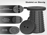 Folding Stool, Telescopic Camping, Lightweight, as a Fishing, Travel and Outdoor V1189-LC-HW-00018