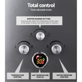 Devanti Portable Gas Water Heater With Pump LPG System Grey GWH-A-LPG-8L-BG-PUMP