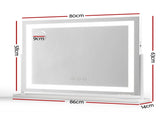 Embellir Makeup Mirror 80x58cm 360 Rotatable Vanity Mirror with Lights Bright Light Strip MM-E-FRAME-5880LED-ZJ