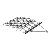 Drag Harrow, 4'x4' Heavy-Duty Chain Harrow with 69 Teeth, ATV UTV Tractor Attachments Field Drag Mat V952-LPGDK4X4FT0067AQTV0