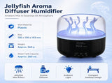 Black Jellyfish Aroma Diffuser Humidifier LED Night Light 280ml USB Essential Oil Diffuser with 3 V888-ELOSUNG53493