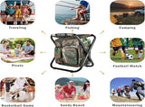Camouflage Folding Camping Chair Portable Compact Adjustable Fishing Stool for Outdoor Use V1258-DP02-BOL-479