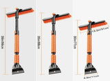 Extendable Snow Brush and Ice Scraper for Car, 30"-35"-39" Adjustable Long Handle & 4.3" Ice V1366-AZ2-W-02454