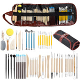 51 Piece Clay Tool Set for Modeling and Pottery V1237-ZY-818-187
