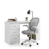 Artiss Computer Desk & Ergonomic Office Chair Set 120cm Home Office Study Desk with 3 Drawers & 3 FURNI-DESK120-2013-WHGY