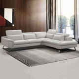 5 Seater Lounge Cream Colour Leatherette Corner Sofa Couch with Chaise V43-SOF-MRN-CR