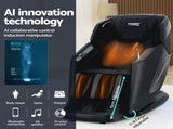 Livemor 4D Massage Chair Recliner SL Track Full Body Zero Gravity Massager Heated AI Body Scan REILY MASCHR-4D-REILY-BK