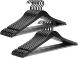 TOPIA HANGER Premium Wooden Hangers, Luxury Boutique Wood Hangers with Extra Thick Hook and Non Slip V1258-DP02-F-225