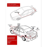Backup Parktronic System Car Auto Vehicle Reverse with 8 Parking Sensors kit Detection LCD V1192-AZ-W-0025