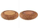 Household JapaneseStyle Round Floor Seats Cushion for Living Room Balcony Tatami Coffee Color V1294-YM0901-3111200110911