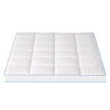 Giselle Bedding 1500GSM Bamboo Pillowtop Mattress Topper 10cm Thick Pad for Back Pain Relief, High TOPPER-BAM-10-D