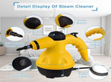 Multi-Purpose Handheld Steam Cleaner with 9 Accessories - High Pressure Chemical-Free Steamer for V888-ELOSUNG44361