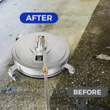 Alston 16.5 Inch High-Pressure Surface Cleaner Concrete Cleaner Driveway Cleaner 4000PSI-Stainless V985-SURFACECLEANER