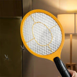 4x BUG ZAPPER RACKET Fly Mosquito Pest Swatter Net Racquet Electric Insect Killer V563-BR-BUGZAPRRKT_4X