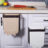Hanging Trash Can Collapsible Small Garbage Waste Bin for Kitchen Cabinet Door V178-40989
