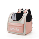 Pet Carrier Backpack Breathable Large ty Cat Travel Bag Pink V1263-JX-7833-4