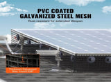 8in x 100ft Solar Panel Bird Guard Critter Guard Roll Kit 70pcs Fasteners V952-TYNDCBBHWTZ8T7QU5V0