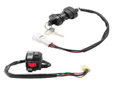 M MATI Start Stop Headlight Switch & Ignition Key Switch for Yamaha Warrior Grizzly Big Bear V1189-LWWAL-20260327-03956