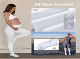 Wide Calf Chioned Compression Socks for Men & Women, Made with Viscose from Bamboo 15-20 mmHg, Knee V1258-DP02-F-508