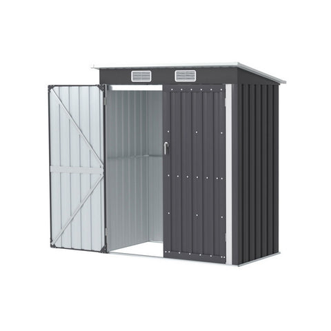 Giantz Garden Shed 1.62x1M Outdoor Storage Tool Workshop House Shelter SHED-FLAT-3X5-2DOOR-AB