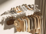 Alston Wall Mounted Drying Rack Black Clothes Airer Space Saver Folding Dryer Bearing Capacity 12KG V985-WMDRYINGRACKB