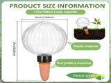 4Pcs 17 oz Self-Watering Globe Premium and Enduring Automatic Self Watering Globe for Indoor Plant V1366-AZ2-W-15011