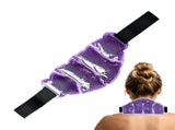 2Pack Neck Cooling Wraps Reusable Hot Cold Ice Pad Neck Cooler for Workout Gym Baseball Running Golf V1107-109-24065-PNK-2PACK