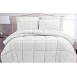 Hotel Living Seersucker Comforter Set Queen White V442-ATX-COMFORTER-SEERSUCKER-WHITE-QS