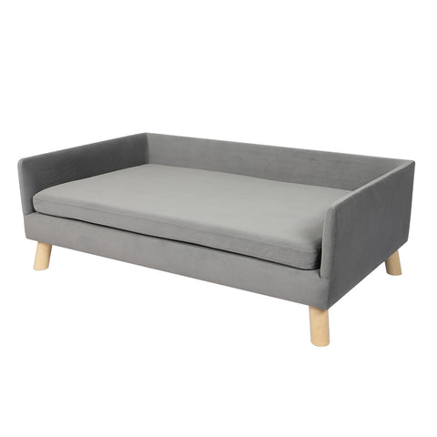 PaWz Pet Sofa Bed Dog Warm Soft Lounge Grey PT1149-L-GY_NZ