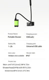 Portable Outdoor Shower Self-Priming Shower Rechargeable Shower Pump Camping - Black - Size 6000amh V1102-132-99912-BLK-6000AMH