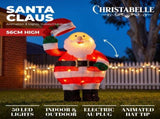 Christabelle 56cm Santa Christmas Light Up Display Animated LED Outdoor Indoor Xmas Yard Lawn S 112_SHE209