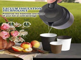 Stainless Steel Vacuum Insulated Teapot With Removable Tea Infuser Filter And Temperature Display V1237-ZY-807-294