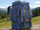 130L Backpack Outdoor Travel Backpack Camping Backpack For Adults Large - Blue - Size M V1347-127-38583-BLU-M