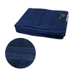 500GSM Set of 2 100% Cotton Bath Sheet Navy 80 x 160 cm V442-ATX-TOWEL-SETOF2SHEET-NAVY-RE