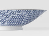 Bowl in a Gift Box 25cm Geo Flower Design V637-C0310