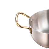Korea Ramen Pot Stainless Steel Double Handle Fast Heating Ramen Noodle Cooking Pot for Induction V1294-YM0901-3118240003111