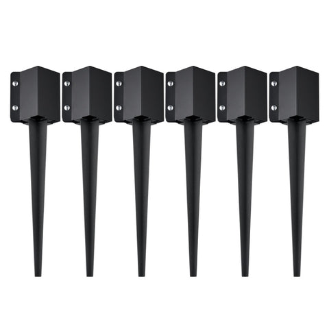 VEVOR Fence Post Anchor Ground Spike 6 Pack 24 x 4 x 4 In Metal Fence Stakes V952-FXDD35YC24YCUQSQCV0