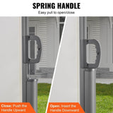 VEVOR Side Awning,180X300cm Aluminum Outdoor Privacy Screen, 280g Polyester Water-proof V952-ZYPF180X300CMM001V0