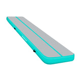 Powertrain Airtrack 20cm Thick 6m x 1m Inflatable Gymnastics Tumbling Mat Air Track - Green IFM-XBO-006-GN